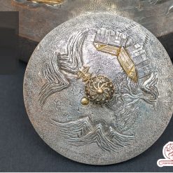 bình nước bạc nguyên chất chế tác thủ công tinh xảo BNB300