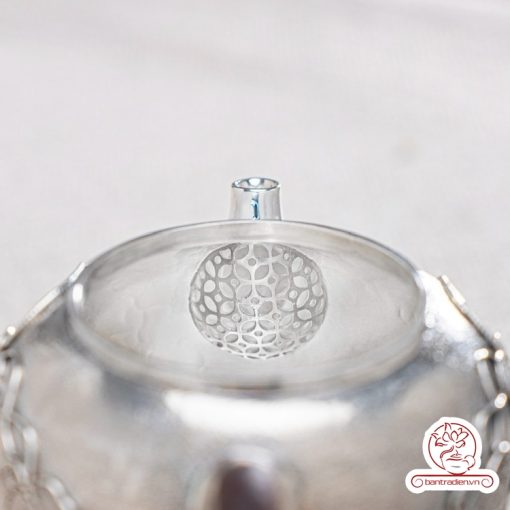 Ấm pha trà bạc nguyên chất cao cấp – Quà tặng sang trọng, ý nghĩa vượt thời gian AB043