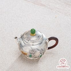 Ấm pha trà bạc nguyên chất cao cấp – Quà tặng sang trọng, ý nghĩa vượt thời gian AB043