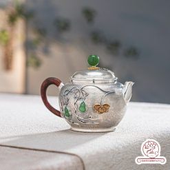 Ấm pha trà bạc nguyên chất cao cấp – Quà tặng sang trọng, ý nghĩa vượt thời gian AB043