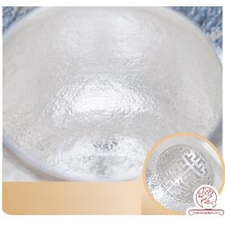 ấm pha trà bạc nguyên chất chế tác thủ công tinh xảo AB050