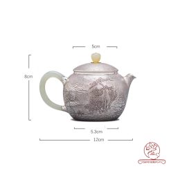 Ấm pha trà bạc 9999 – Kháng khuẩn tự nhiên, giữ vị trà tinh khiết